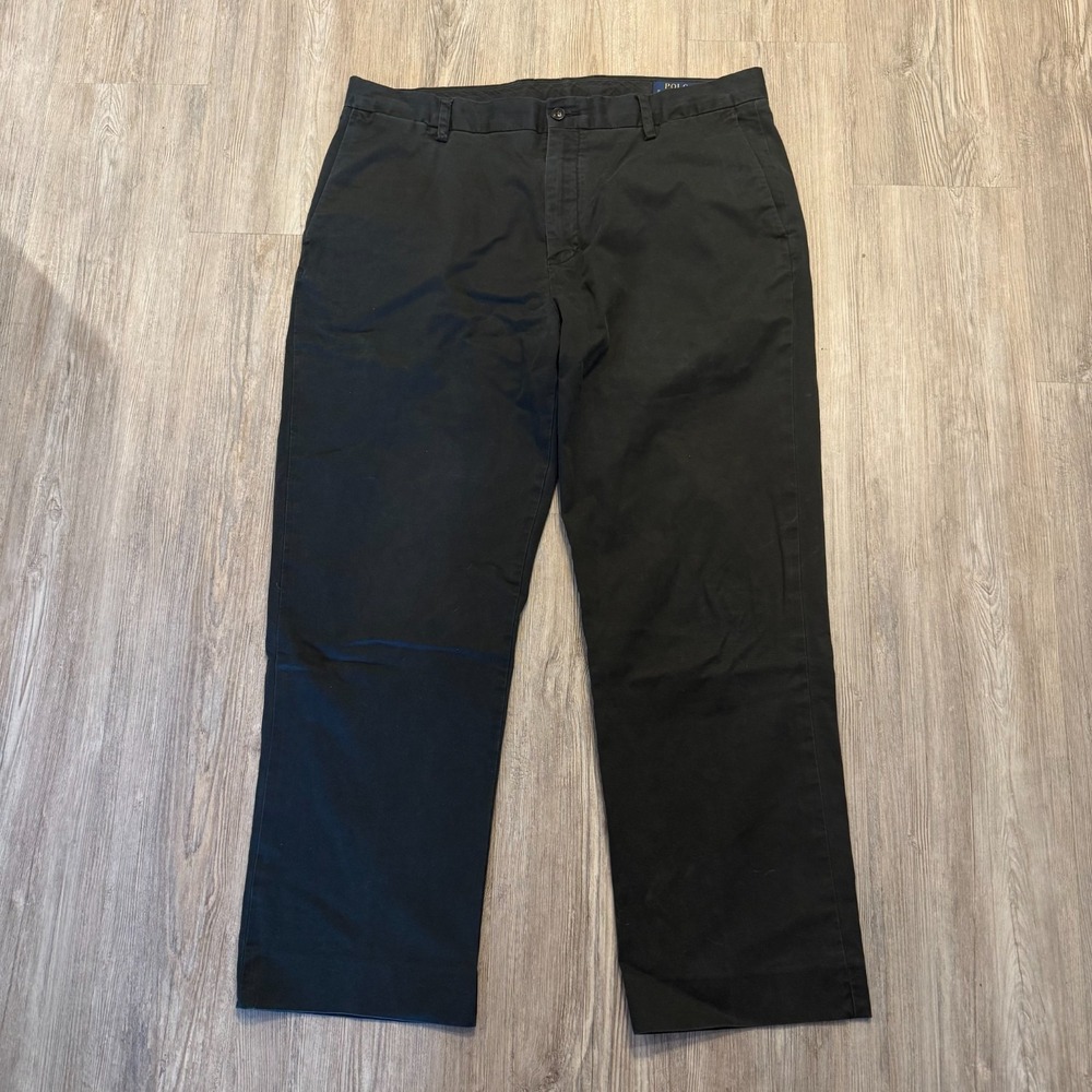 Polo Ralph Lauren Mens 35 Stretch Classic Fit Chino‎ Pants Black